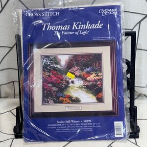 Candamar Designs Cross Stitch Kit 14x11 Multicolor Thomas Kinkade 50896 Vintage